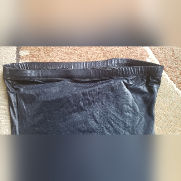 Ladies Black Sexy Strapless Tube SLD Collection Sexy Nylon/Mesh Dress Size M / L - Picture 9 of 14